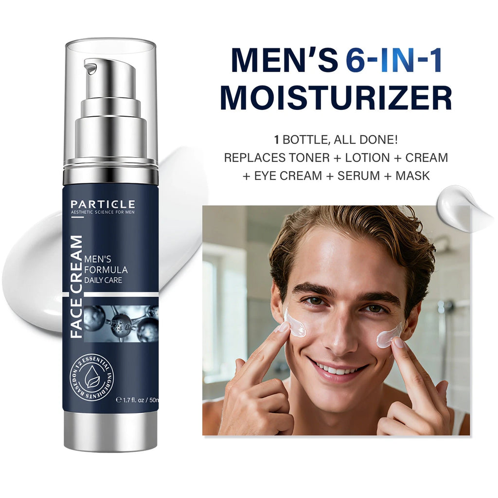 3X Particle Face Cream For Men 6 In 1 Anti Aging Cream Fights Eye Bags Dark Spots