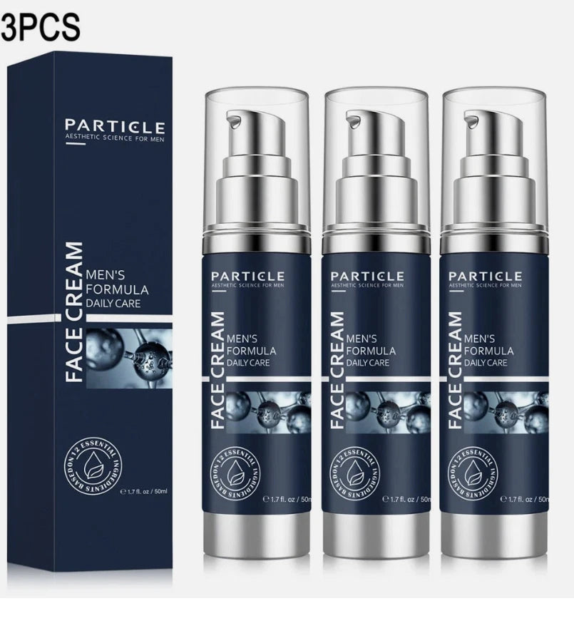 3X Particle Face Cream For Men 6 In 1 Anti Aging Cream Fights Eye Bags Dark Spots