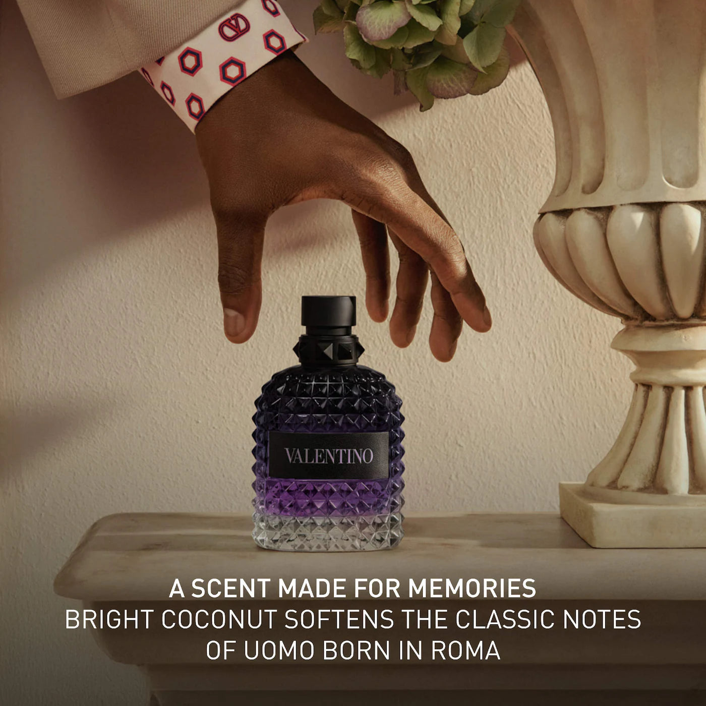 Valentino Uomo Born in Roma Purple Melancholia Eau de Toilette with Lavender